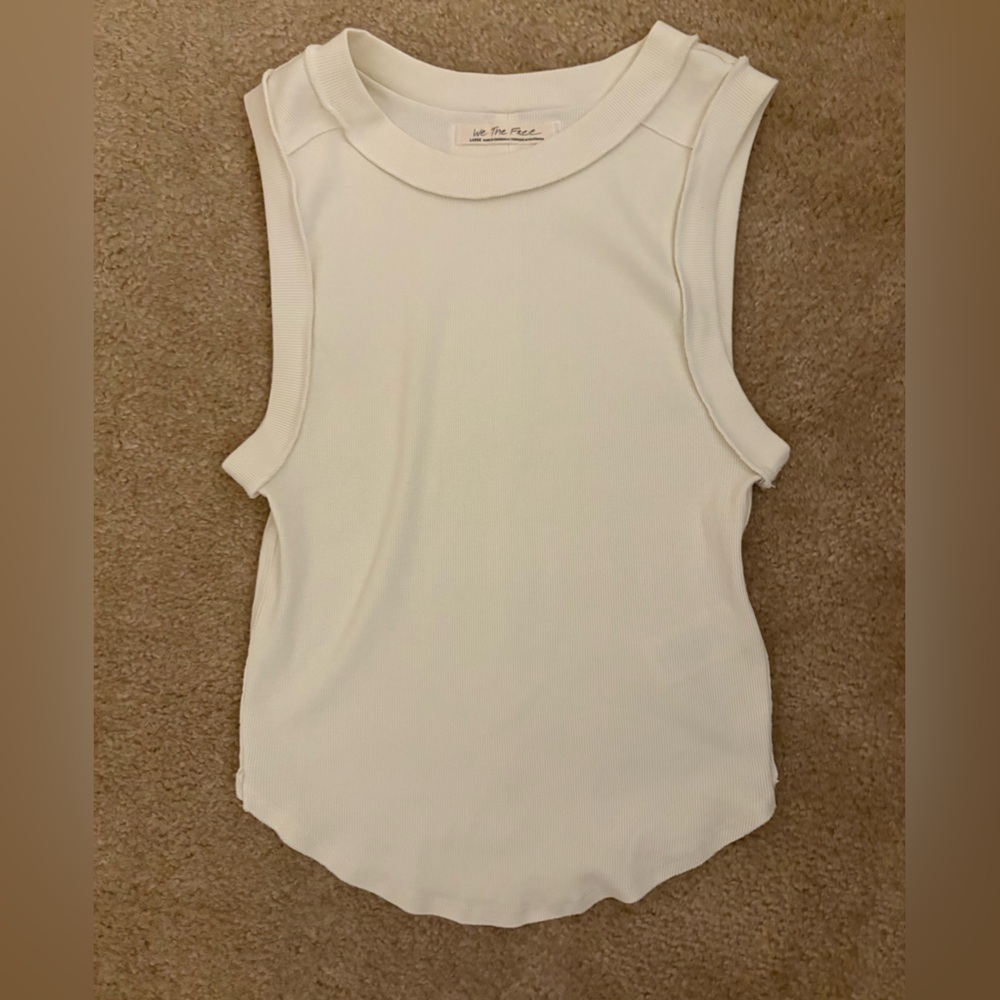 We the Free White Tank size small